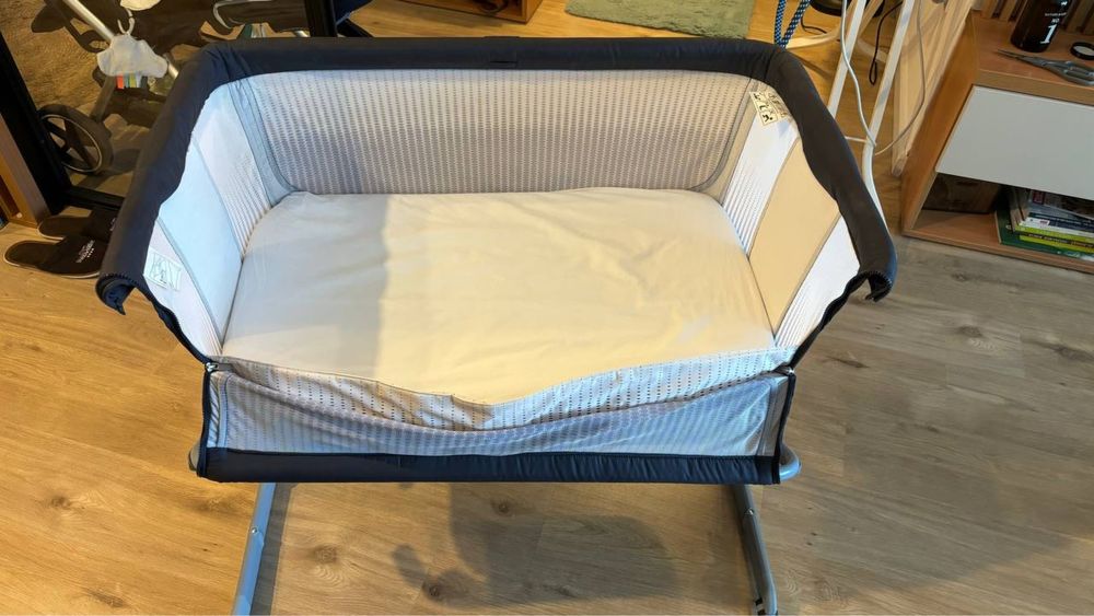 Patut atasabil Chicco Next 2 Me Air, (Albastru), 0 luni+