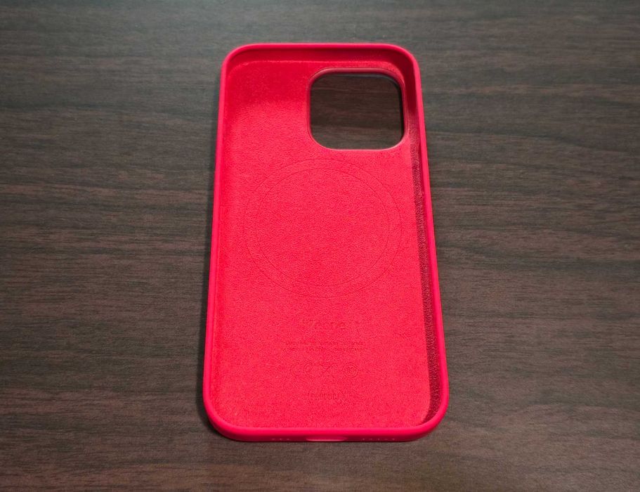 Husa silicon originala Apple Silicone Case Magsafe iPhone 13 Pro