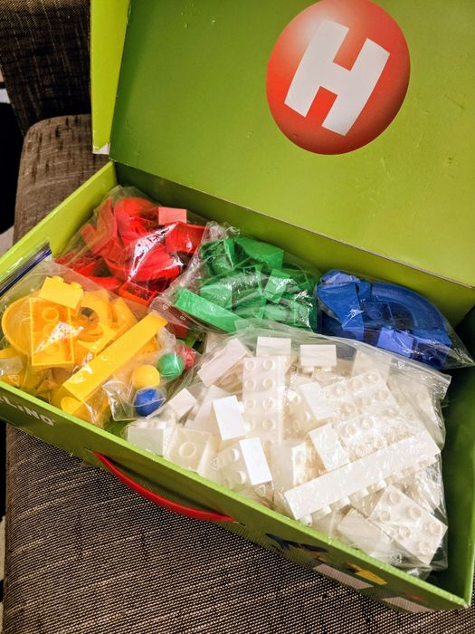 конструктор Hubelino (съвместим с Lego  Duplo) – 123 части