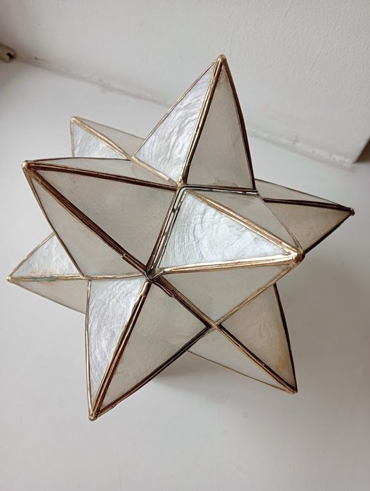 Светильник плафон из капиза