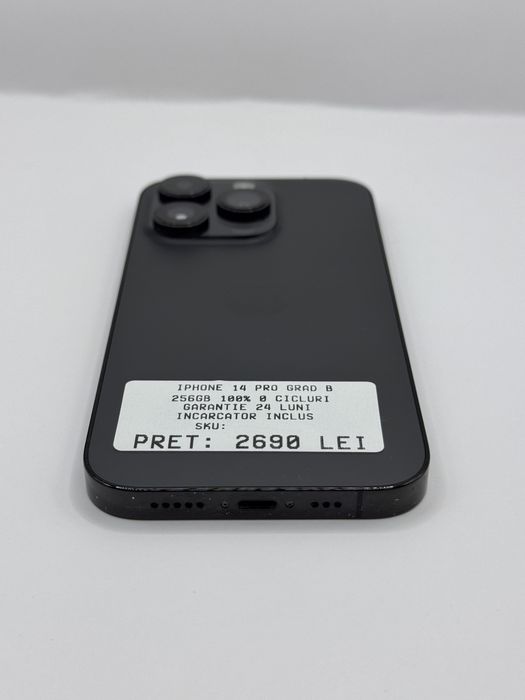 Iphone 14 Pro 256GB 100% Grad B Garantie Rate - zonemag.ro