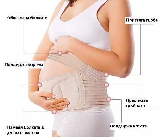 Поддържащ ортопедичен колан за бременни жени