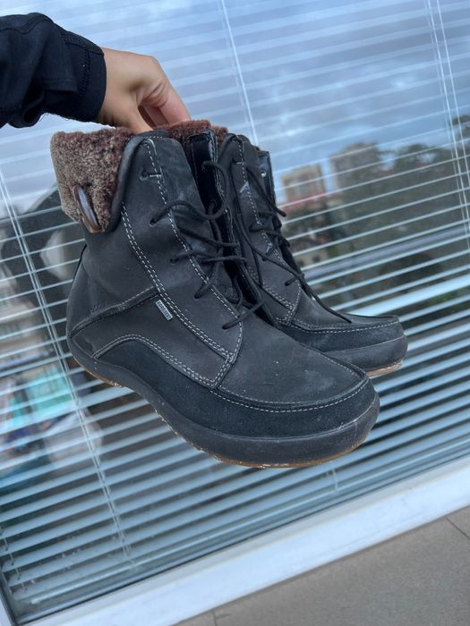 Зимни кожени обувки Ecco