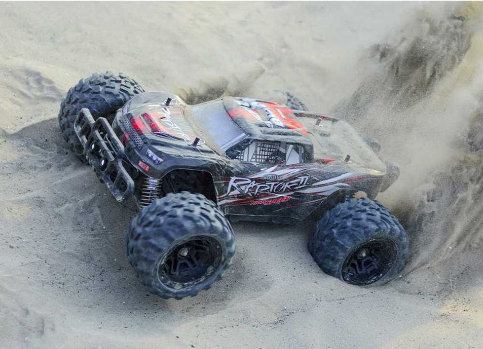Monster Truck Raptor N518 1:8, brushless, 110км\ч, Червен