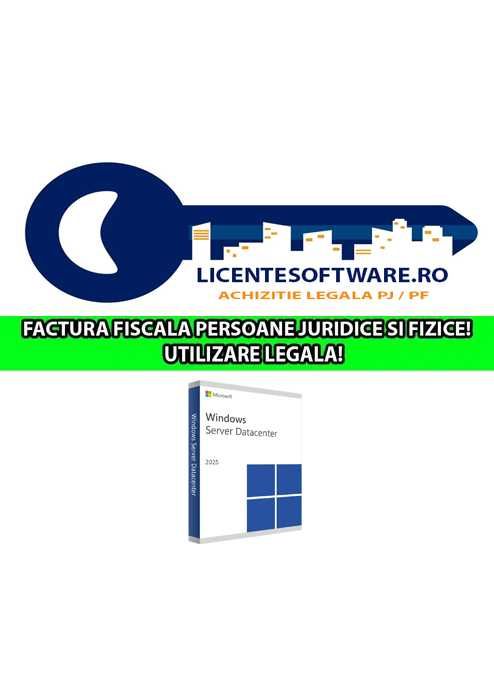 Licenta Windows Server Datacenter 2025 / 2022 / 2019- FACTURA FISCALA!
