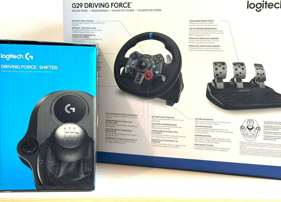 Бартер! Гаранция! Logitech - G29 + Driving Fource Shifter ( Лост )