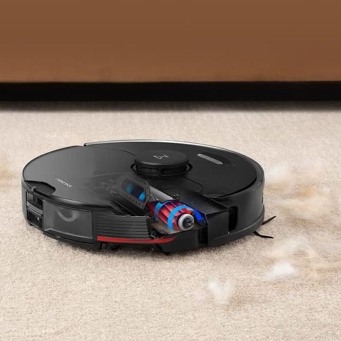 Робот Прахосмукачка с Моп Roborock S7 MaxV Plus, 5100 Pa, Черен