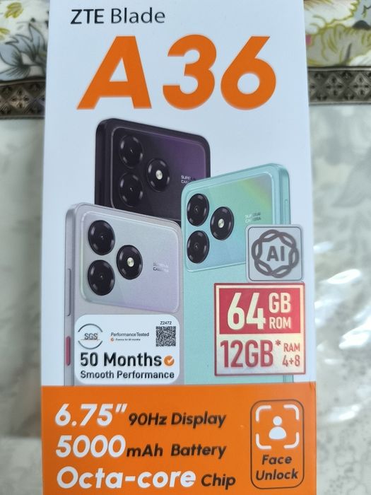Продам телефон ZTE Blade A36