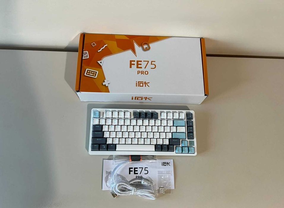 Tastatura Mecanica Wireless FE75 PRO RGB Hot Swappable Water Stone