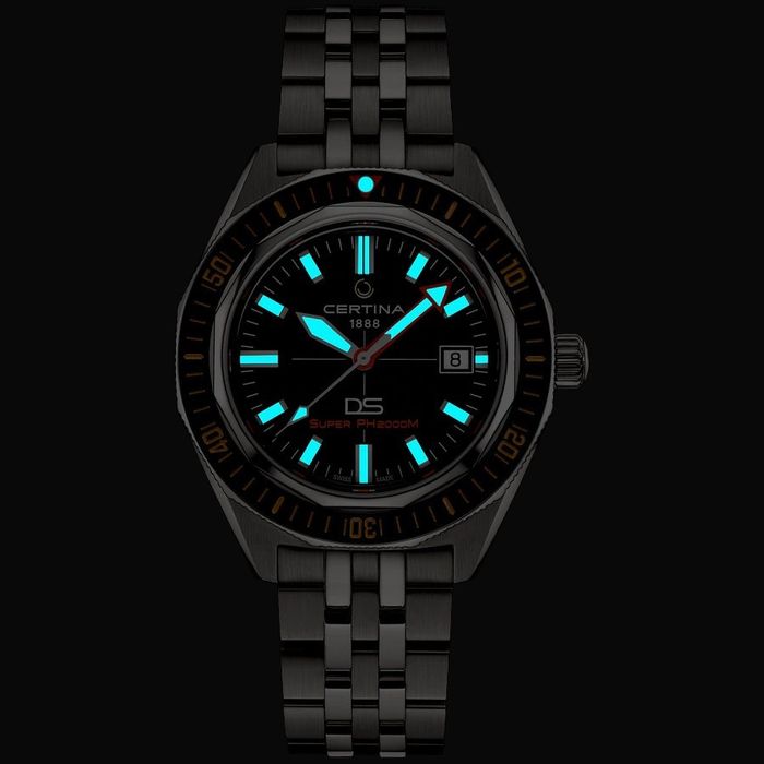 Швейцарские дайверские часы Certina DS Super PH2000M