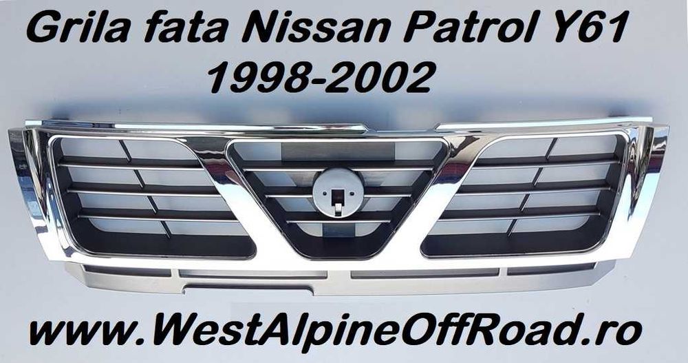 GRILA fata NISSAN PATROL Y61 (1998-2002 ) / MASCA radiator CROM