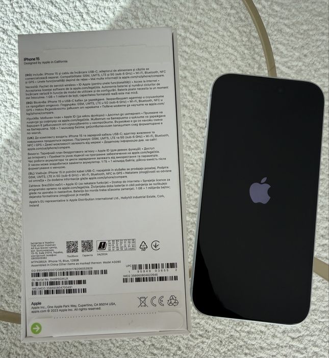 Iphone 15 blue 128 GB