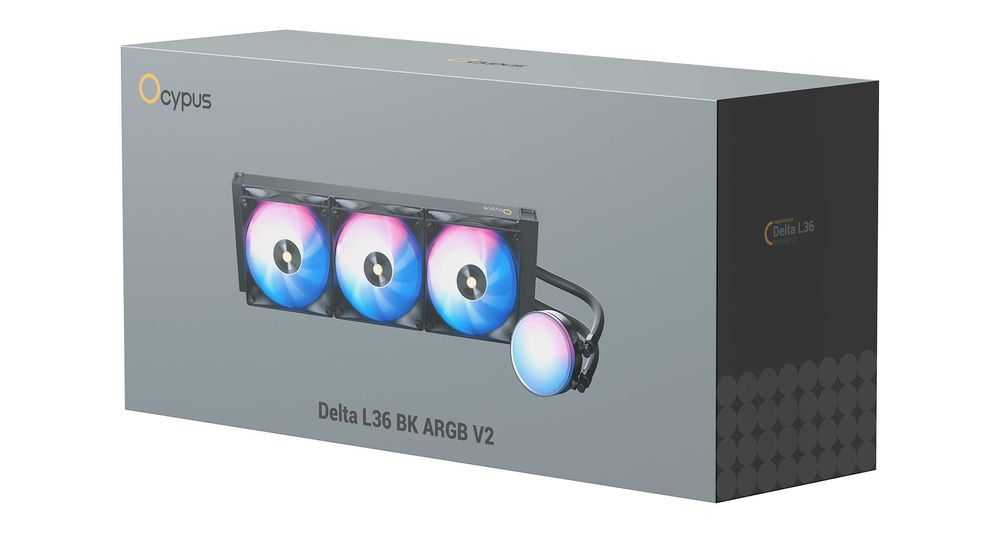\ Система водяного охлаждения Ocypus Delta L36 BK ARGB V2