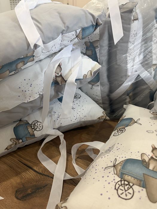 Бортики для детской кроватки