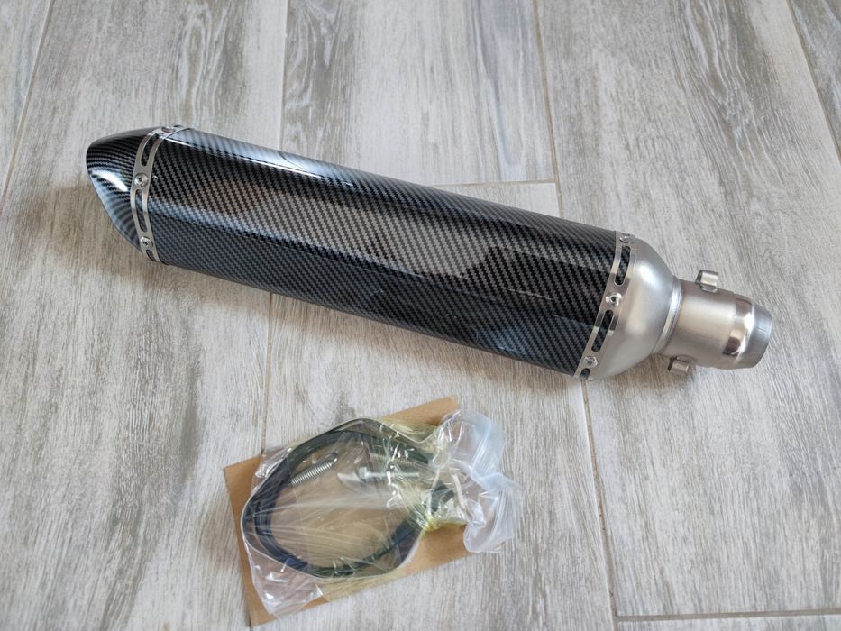 Toba evacuare moto sport ATV carbon finala lunga  esapament