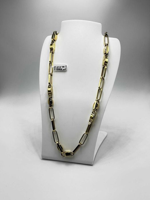 Lant Barbatesc Aur 14K / 27.57 Grame / Factura / Garantie #48953