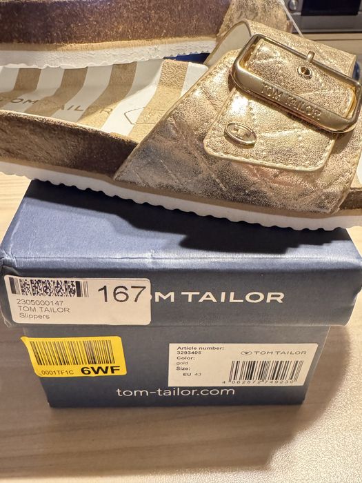 Tom Tailor Нови чехли 43