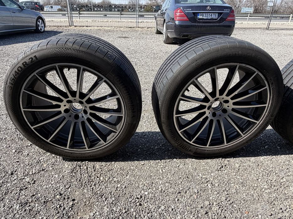 Мерцедес ГЛЕ АМГ Джанти 21 с нови гуми Continental 2025г