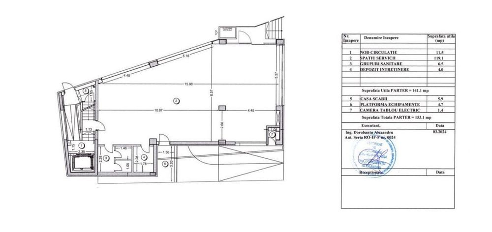 Zona Timpuri Noi sp 141 mp ideal clinica cursuri