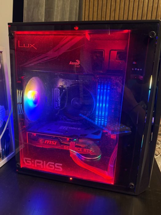 Gaming компютър AMD Ryzen 5 5600 Nvidia rtx 3050 RAM-32gb