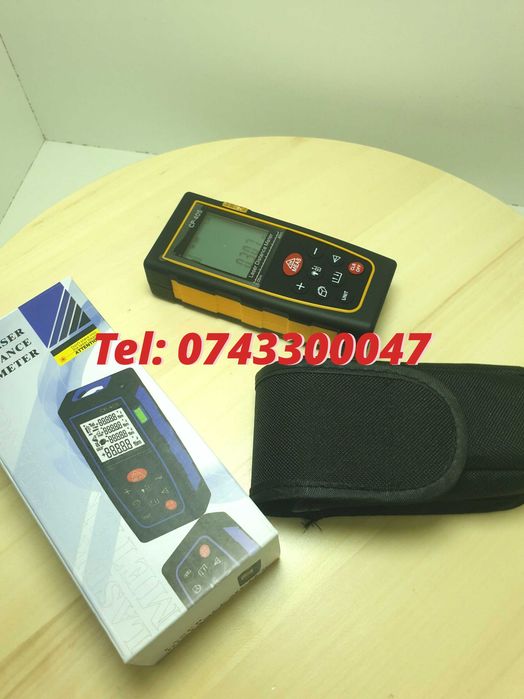 Telemetru / Ruleta Laser 40M (Precizie+-2Mm), Lentile Germania