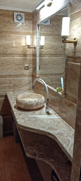 Обработка, доставка и монтаж на мрамор, гранит и травертин.