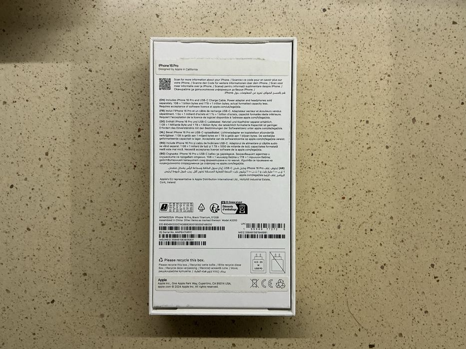 Iphone 16 PRO de 512gb