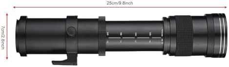 Нов 420-800mm супер телеобектив ръчен фокус за Canon EOS + ED стъкло