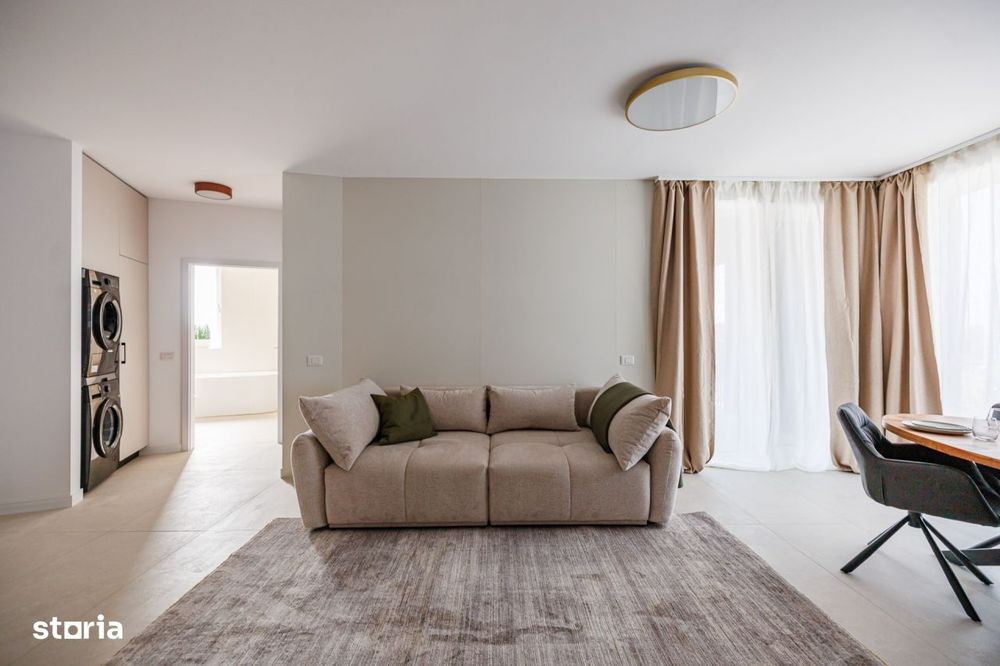 Apartament 2 camere, mobilat si utilat, terasa 12,8 mp | Comision 0