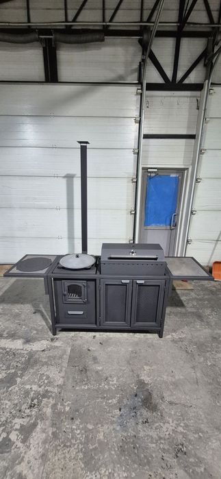 Мангал с печью комплекс