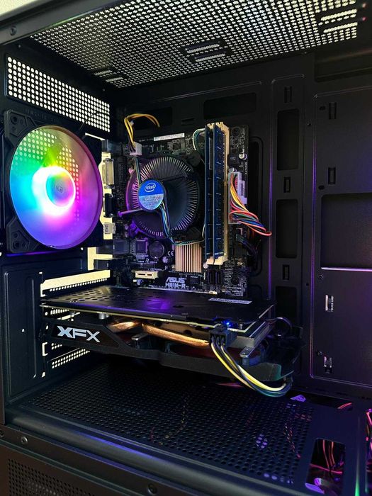 PC Calculator Gaming I5 4590 16GB RAM RX 470 8GB SSD 256 HDD 2TB RGB