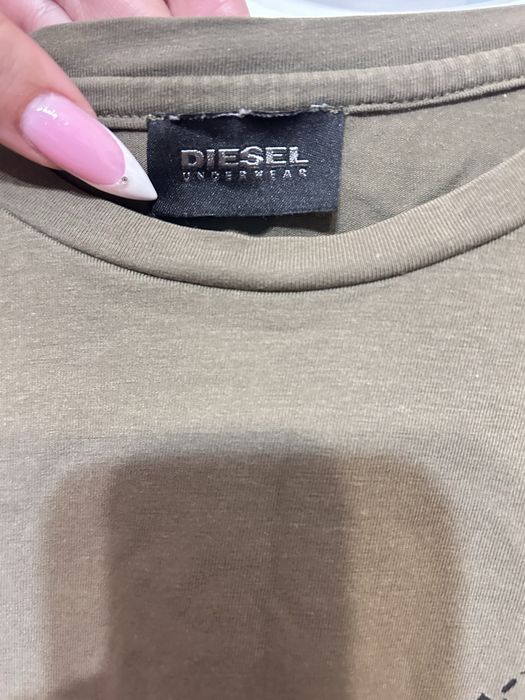 Diesel “Only The Brave” T-shirt | Grey / Green