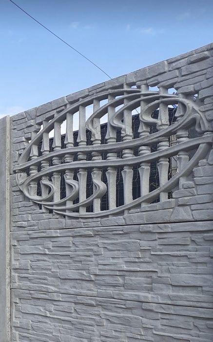 gard beton boltari plasa bordurata