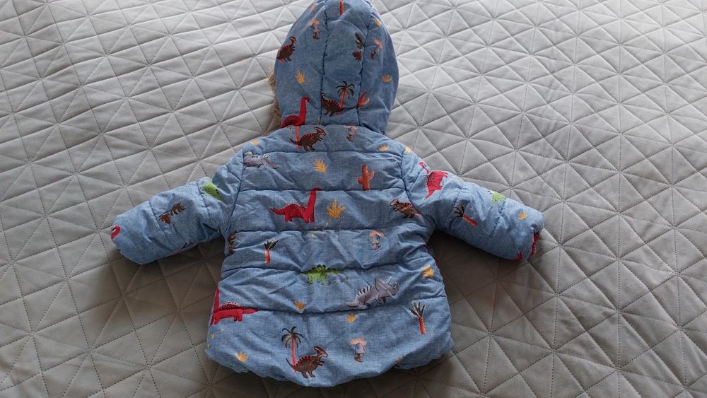 Детско зимно яке с динозавърчета