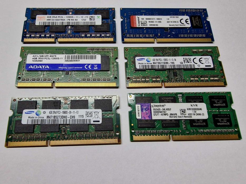 4GB DDR3 DDR3L 1600mhz 1333mhz Рам памет за лаптоп laptop