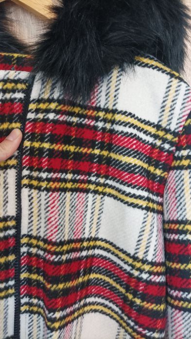 Палто за зимата в каре