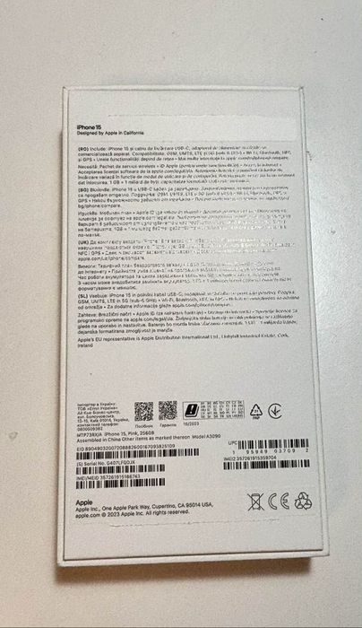 IPhone 15 pink 256GB + 23 калъфи+протектори за камера