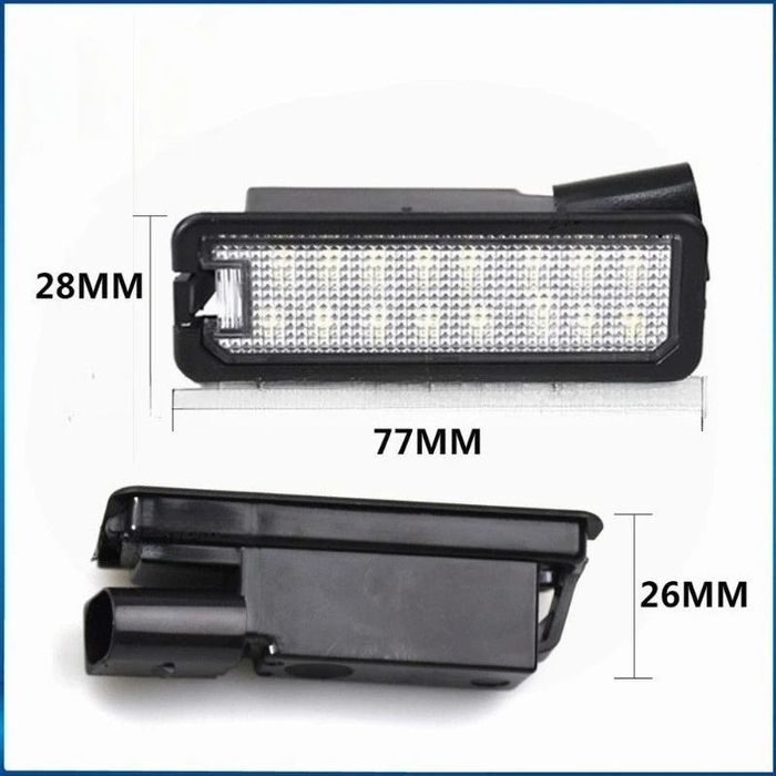 Плафони LED №5065-15 за регистрационен номер Vw Passat B6 CC Eos Golf