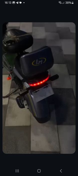 Skuter I bike largo motors 5 akumliyat zaryatchik yurgan 1000 km