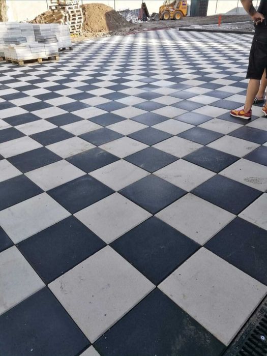 Montam pavaj si bordura