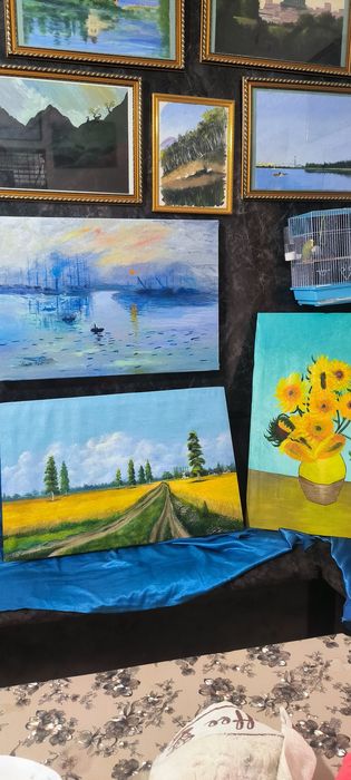 Картины импрессиониста ВАНГОГА И МОНЕ