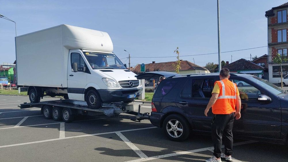 tractari auto platforma libera non stop Nadlac Arad  Ungaria Austria