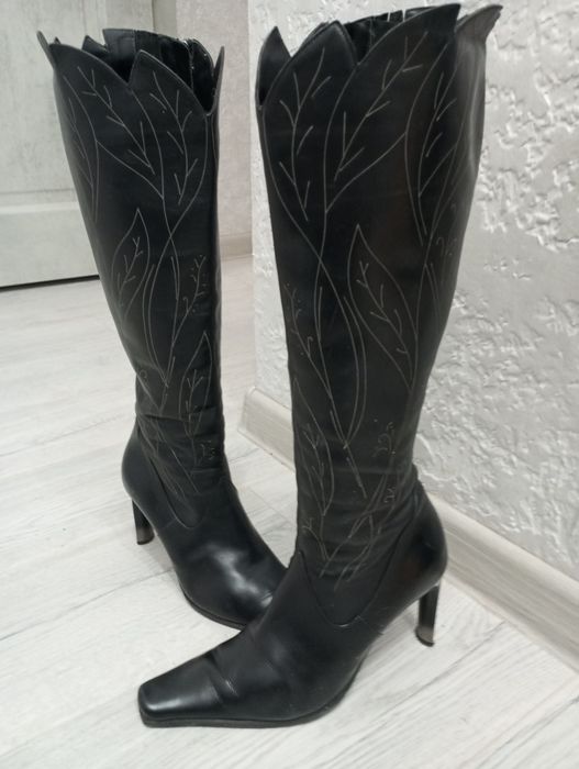 Сапоги нат.кожа, Италия