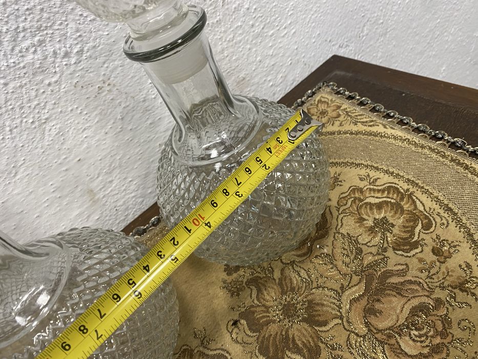 Кристални гарафи Kitchen Goods Великобритания 1950 гарафа