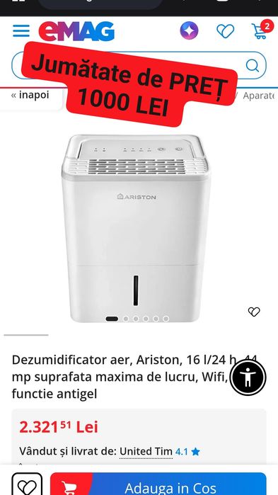 De Vânzare Dezumificator 2 buc