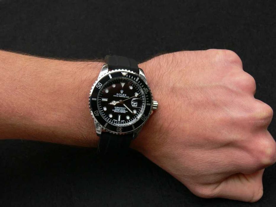 CEAS TIP R.O.L.E.X Submariner Black&Silver Silicone Model 2026 SUPERB
