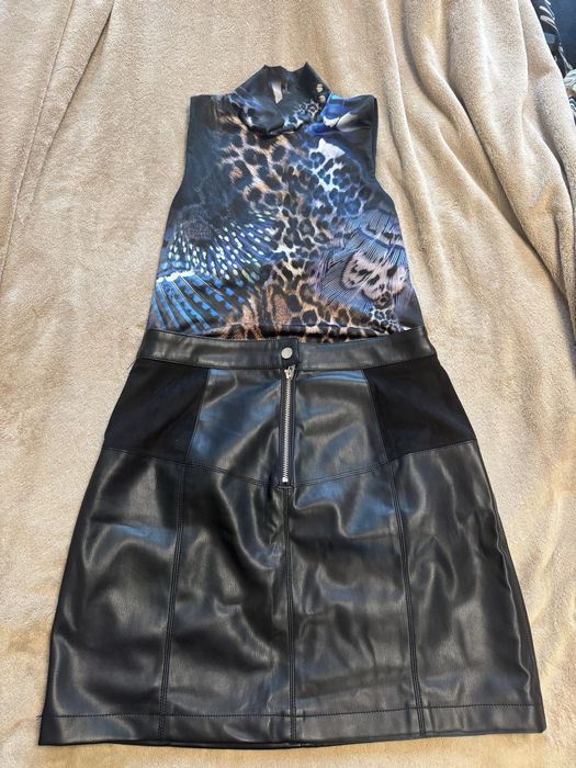 Дамска кожена пола NAF NAF