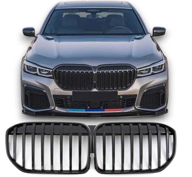 Grile centrale Bmw Seria 7 G11 G12 LCI Model 2019 + Negru Lucios