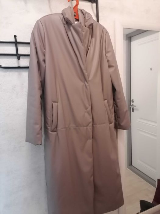 Продам пальто экокожа