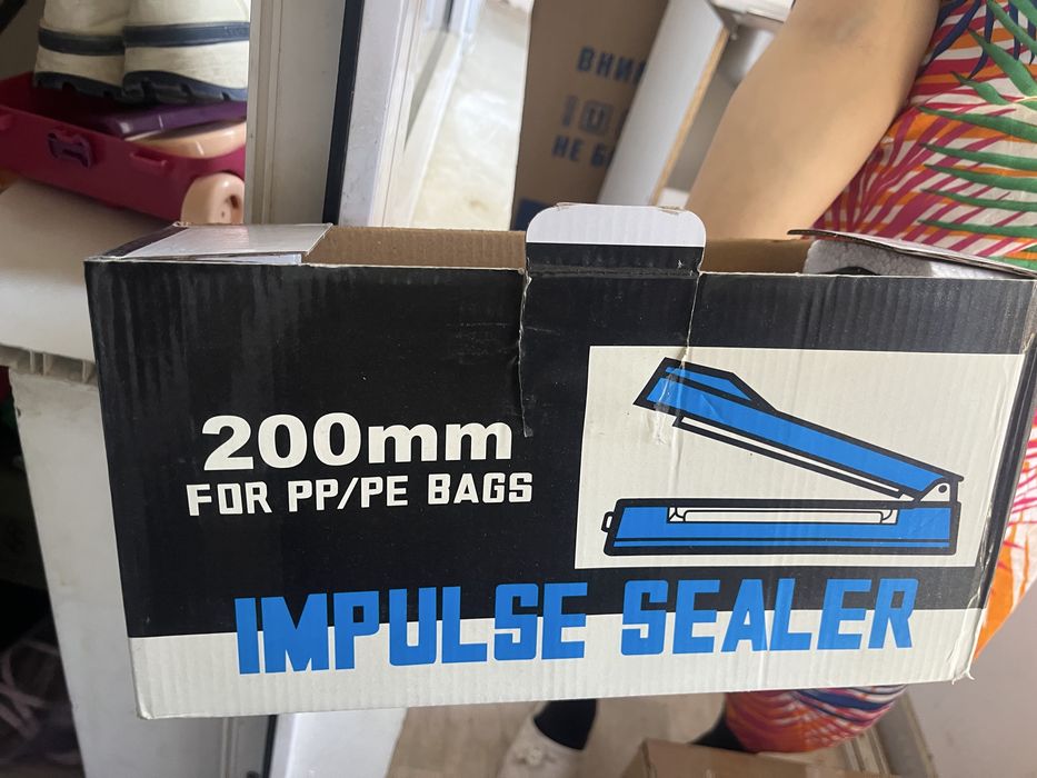 Продам запайщик пакетов (Impulse Sealer) 200 мм
